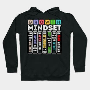 Growth Mindset Positive School Classroom Teacher Hoodie